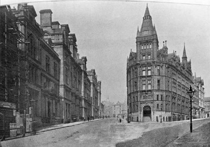 Queen Street - King Street, Nottingham, 1898. Looking towards upper  Parliament Street from the junction of King Stree… | Nottingham city,  Nottingham, Nottingham uk