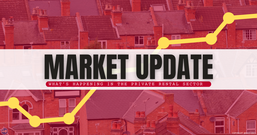 Banner with text - What's happening in the private rental sector.