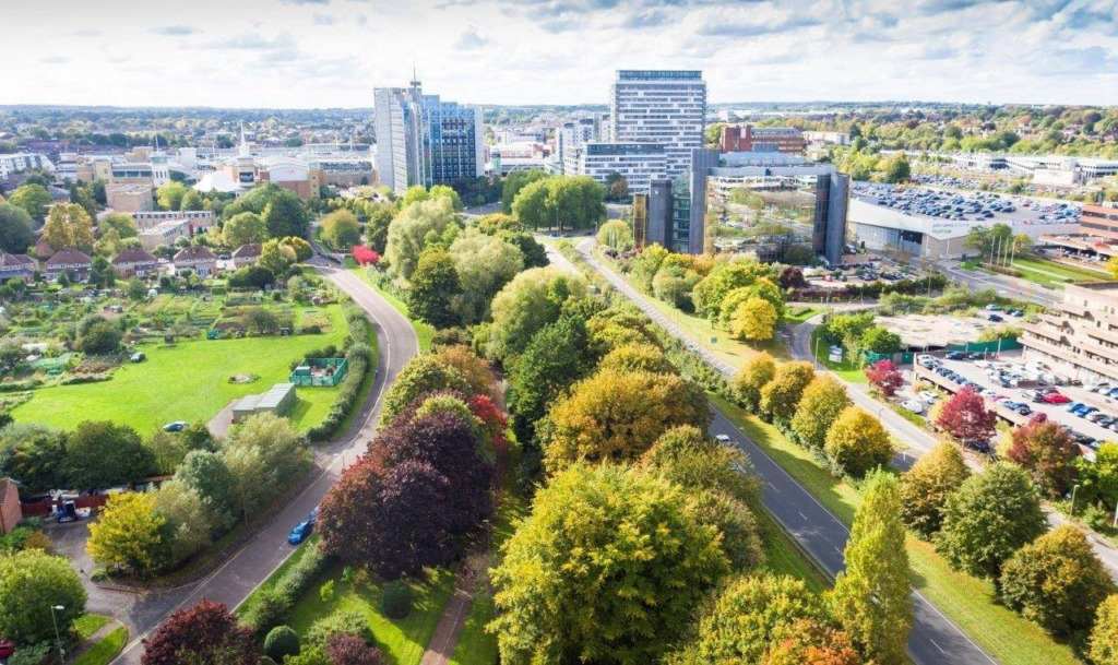 Basingstoke Arial View