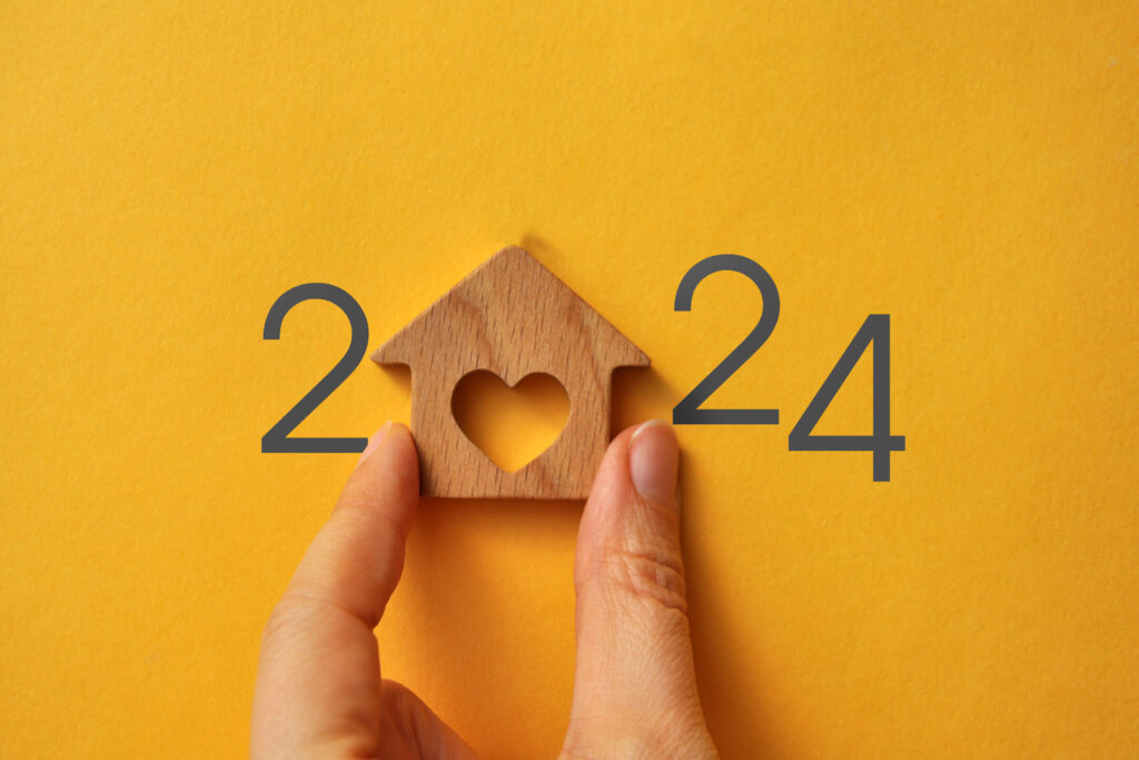 Buying a home in the new year 2024
