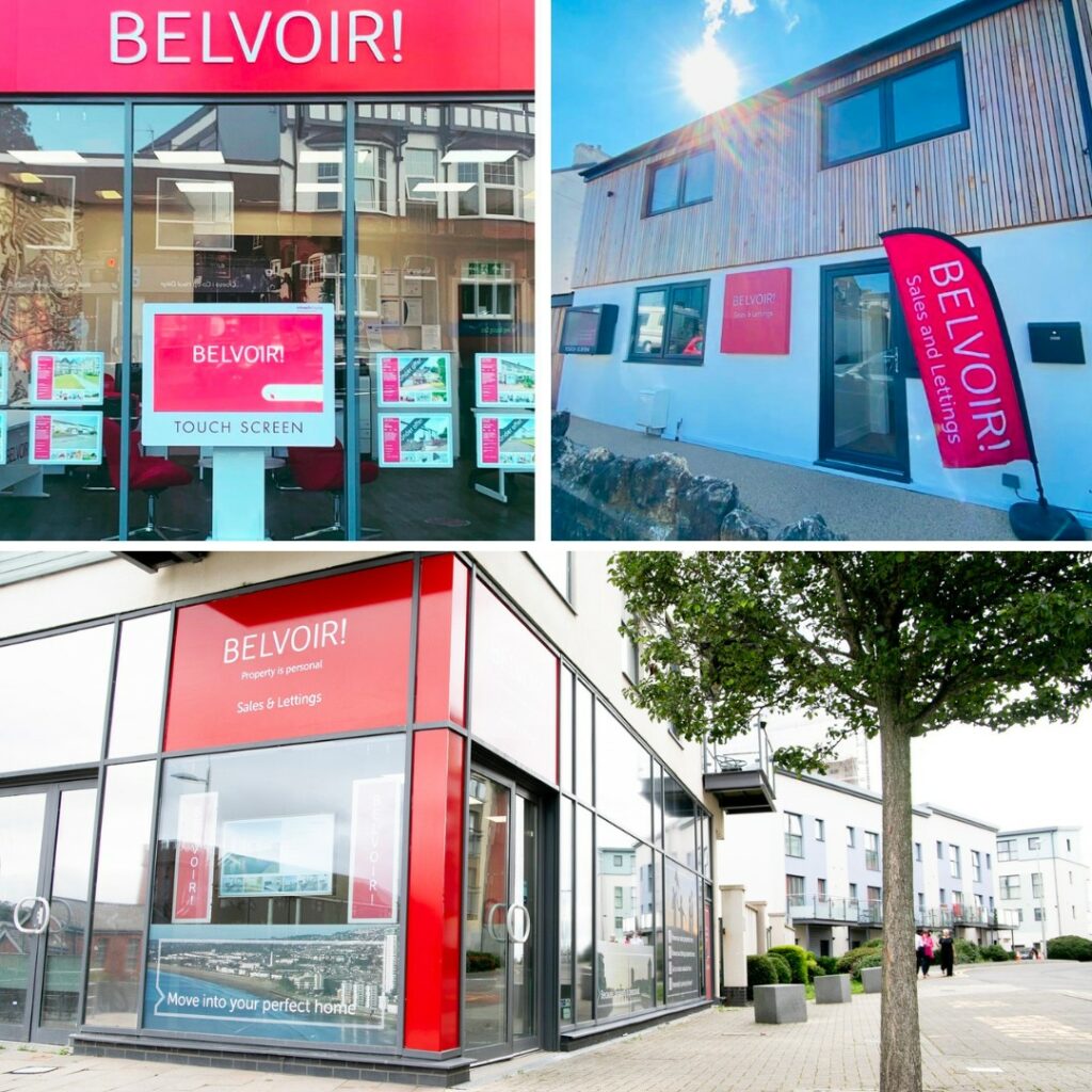 Office front of Belvoir Sketty, Belvoir Mumbles and Belvoir Swansea. Swansea estate agents; Sketty estate agents; Mumbles estate agents. 