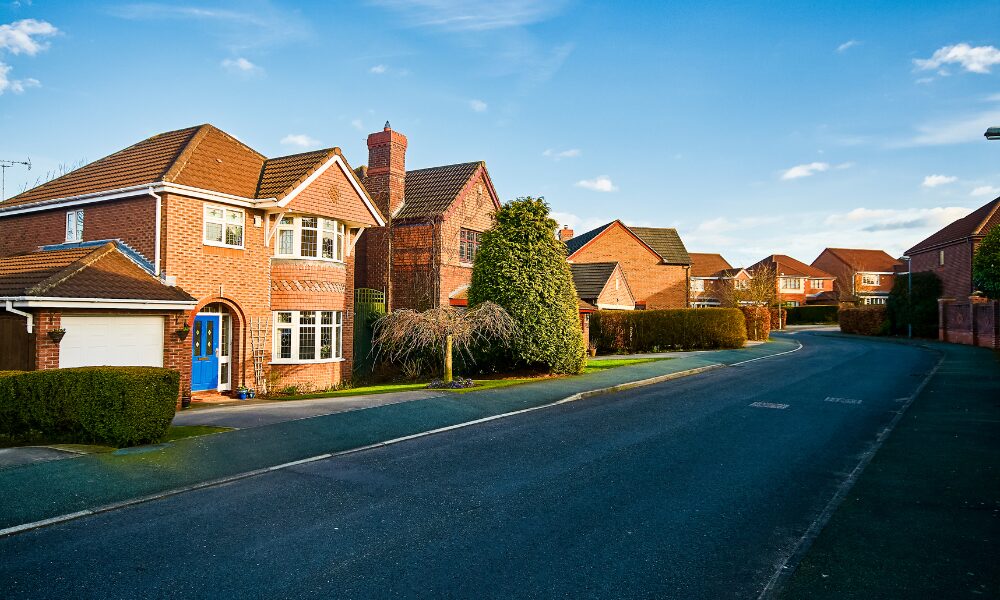 Traditional terraced houses in Wednesbury WS10