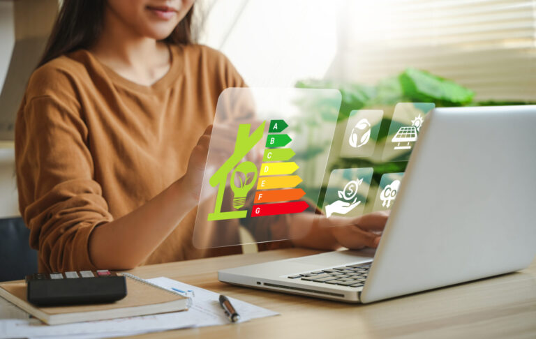 Energy efficiency rating chart for rental property in Gloucester
