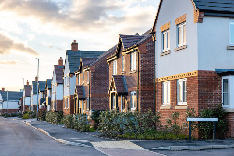 Period style homes near Walsall Arboretum in WS4