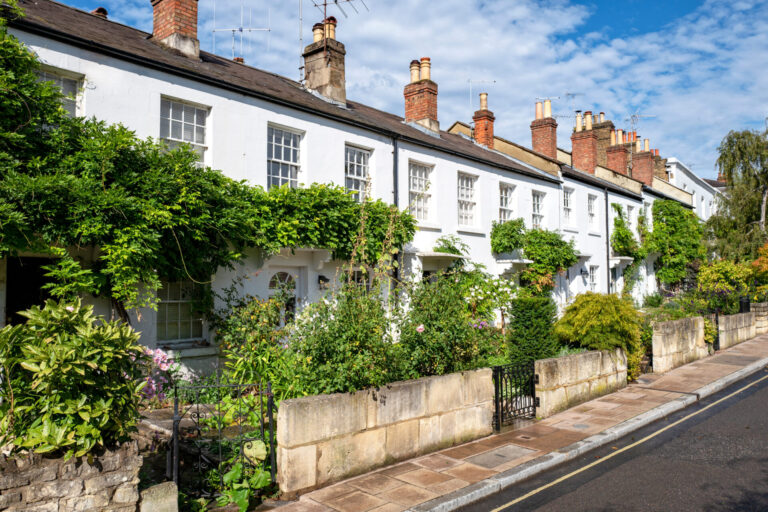 Row of family terraced houses in Gloucester near school catchment areas attracting buyers after offer day