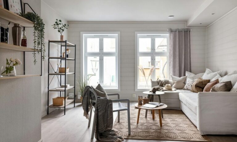 Bright modern living room in Tilehurst home showing interior space and design