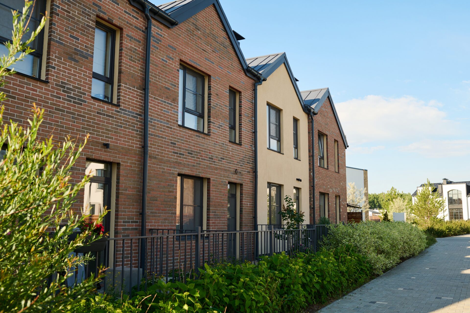 Modern residential homes in Huntingdon showing property growth potential linked to the proposed Alconbury Weald railway station