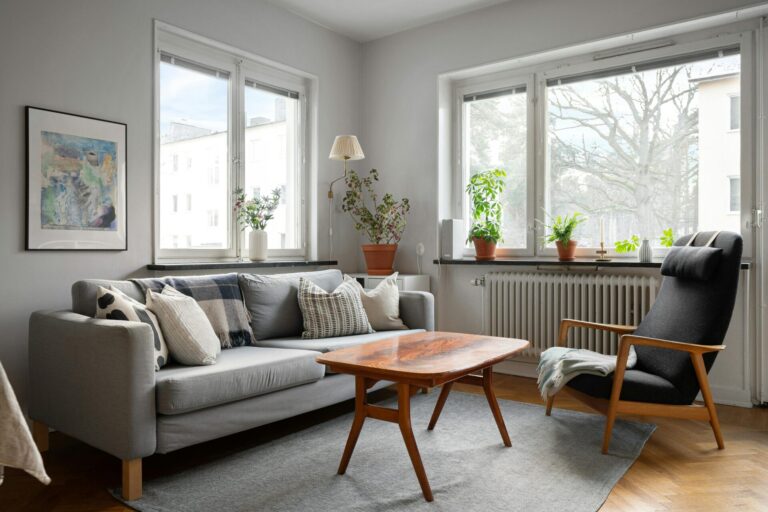 Bright modern apartment living room in a Brighton BN2 rental property under selective licensing regulations