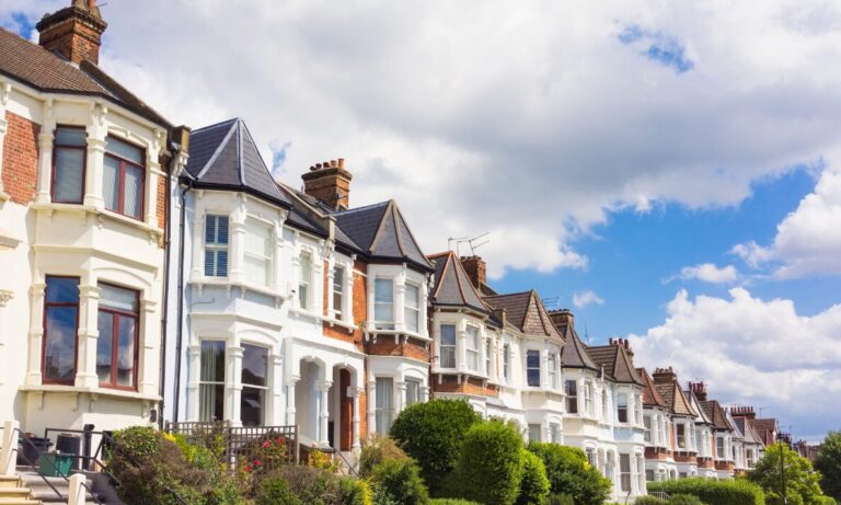 Traditional Victorian and Edwardian houses in a popular Shrewsbury residential area suitable for buy-to-let investment.