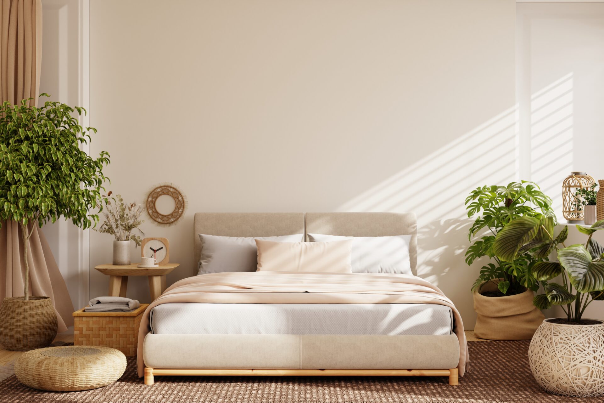 Modern staged bedroom interior representing homes for sale in Swansea property market areas including SA2 SA4 SA5 and SA6